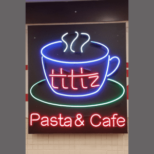 Titiz Pasta Cafe Cam Neon