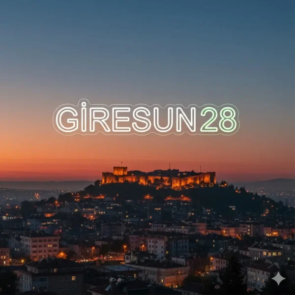 Giresun 28 Led Neon Tabela – Şehir Serisi Özel Tasarım