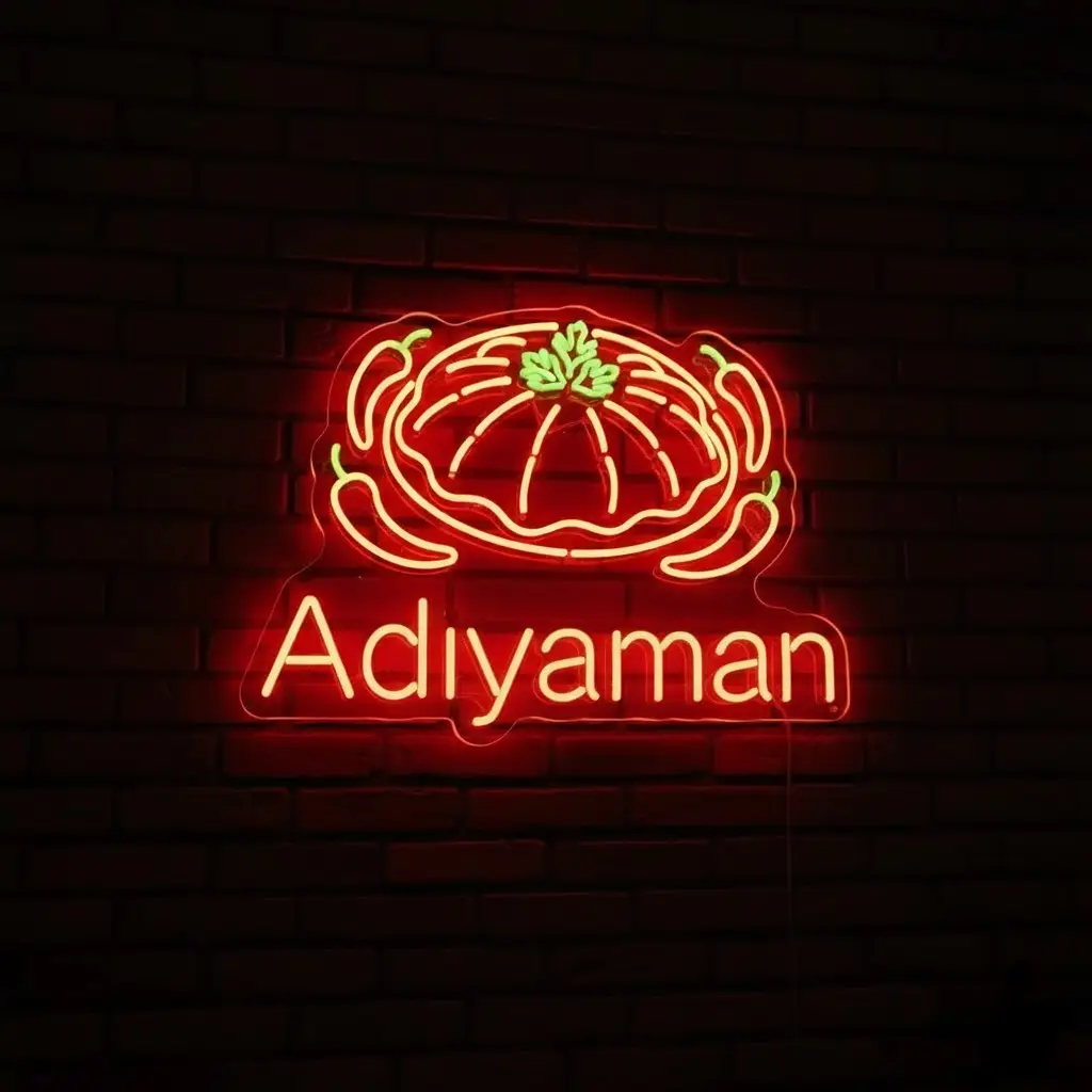 Adıyaman Çiğ Köfte Led Neon