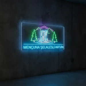 Mençuna Şelalesi Led Neon