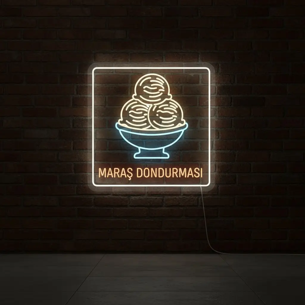Maraş Dondurması Led Neon