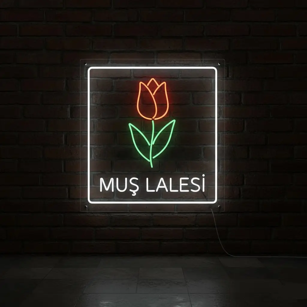Muş Lalesi Led Neon