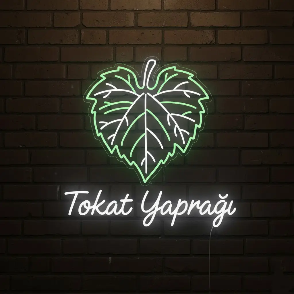 Tokat Yaprağı Led Neon