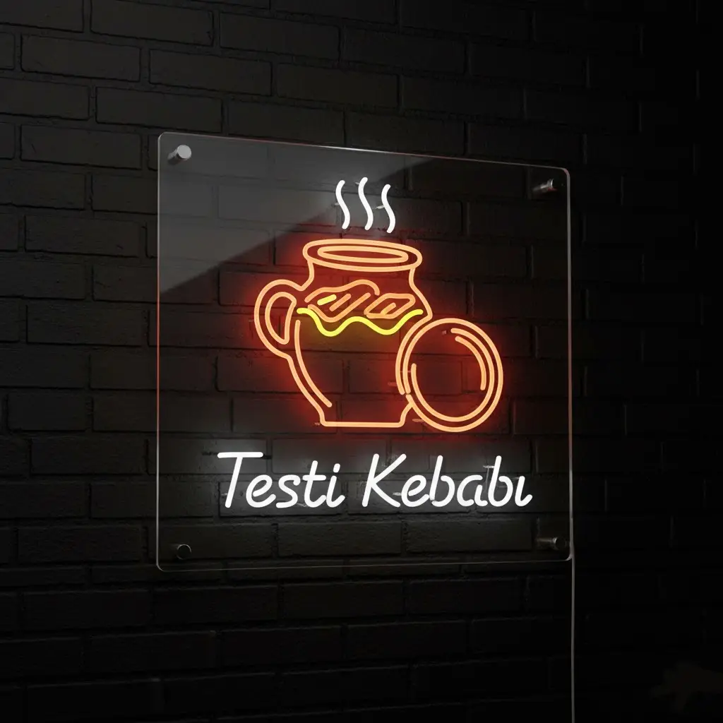 Testi Kebabı Led Neon