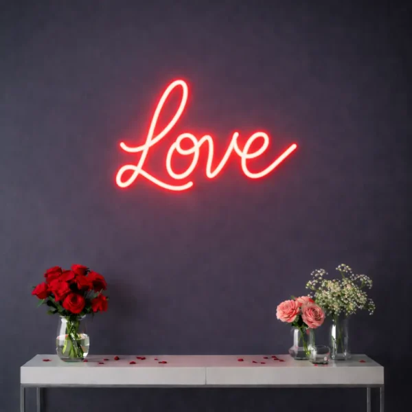 Led Neon Love Yazısı