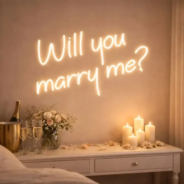 Led Neon Will You Marry Me