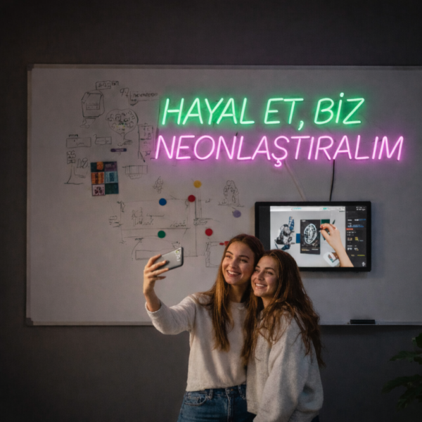 Hayal Et Biz Neonlaştıralım Led Neon Tabela – Kişiye Özel Tasarım